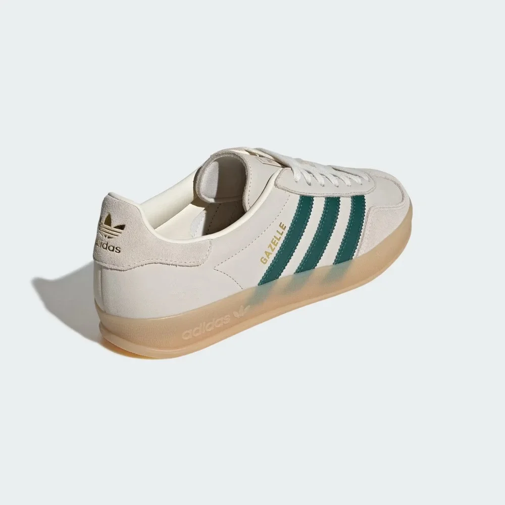 7M / 8W - [New] Men's adidas Gazelle Indoor Shoes 'Cream White' IH9675